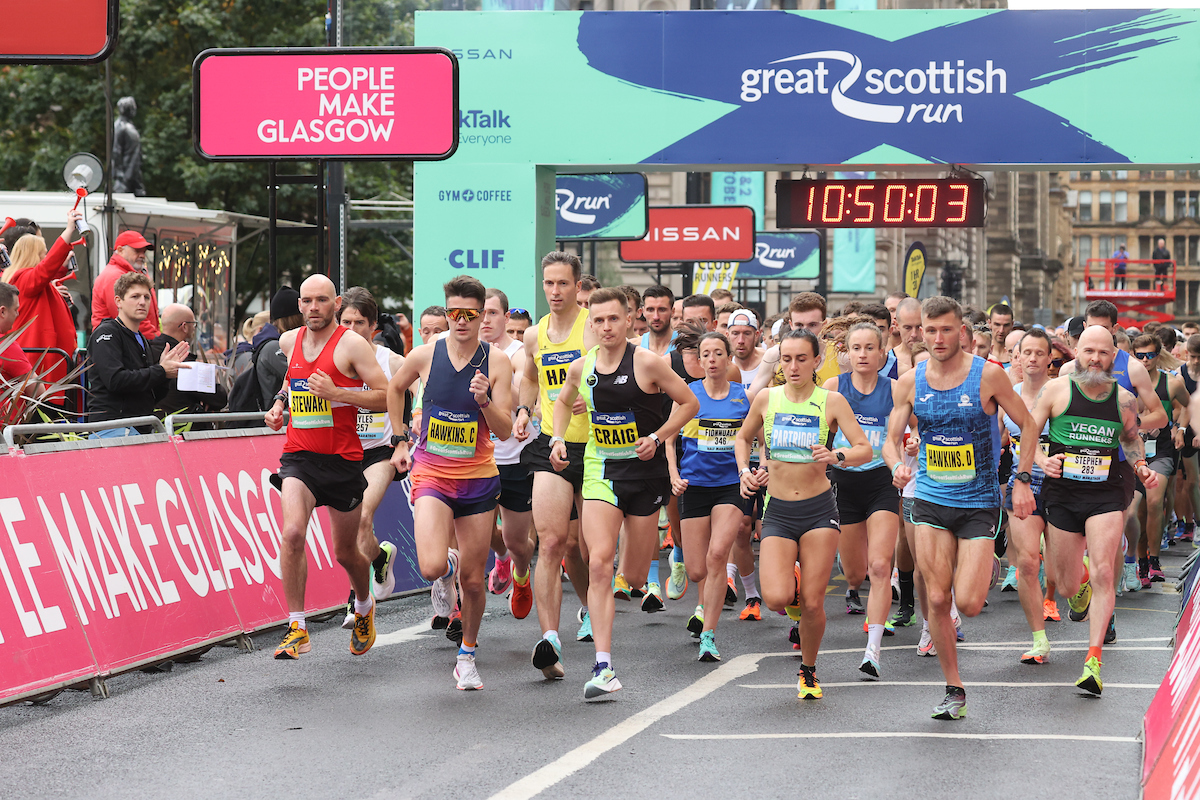 Over 20,000 runners hit the streets for Great Scottish Run Great Run