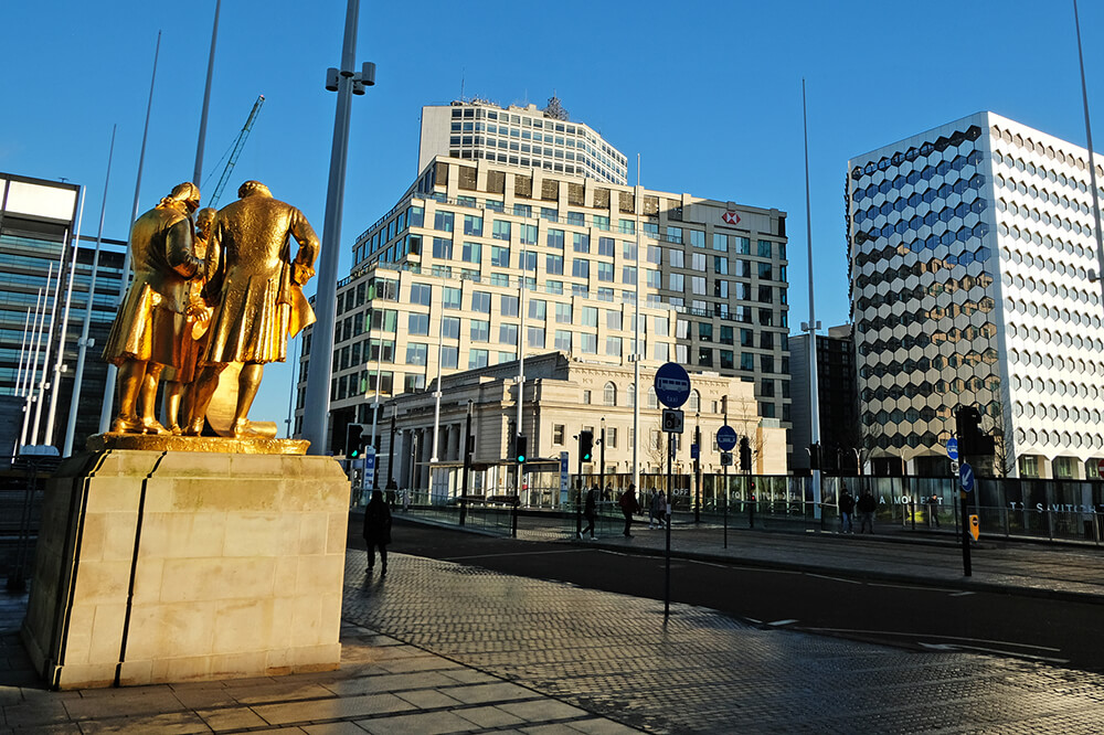Birmingham Route, Centenary Square and Broad Street